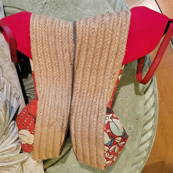 Tory Burch Espidrilles Floral Platform 110 - Picture 9 of 12